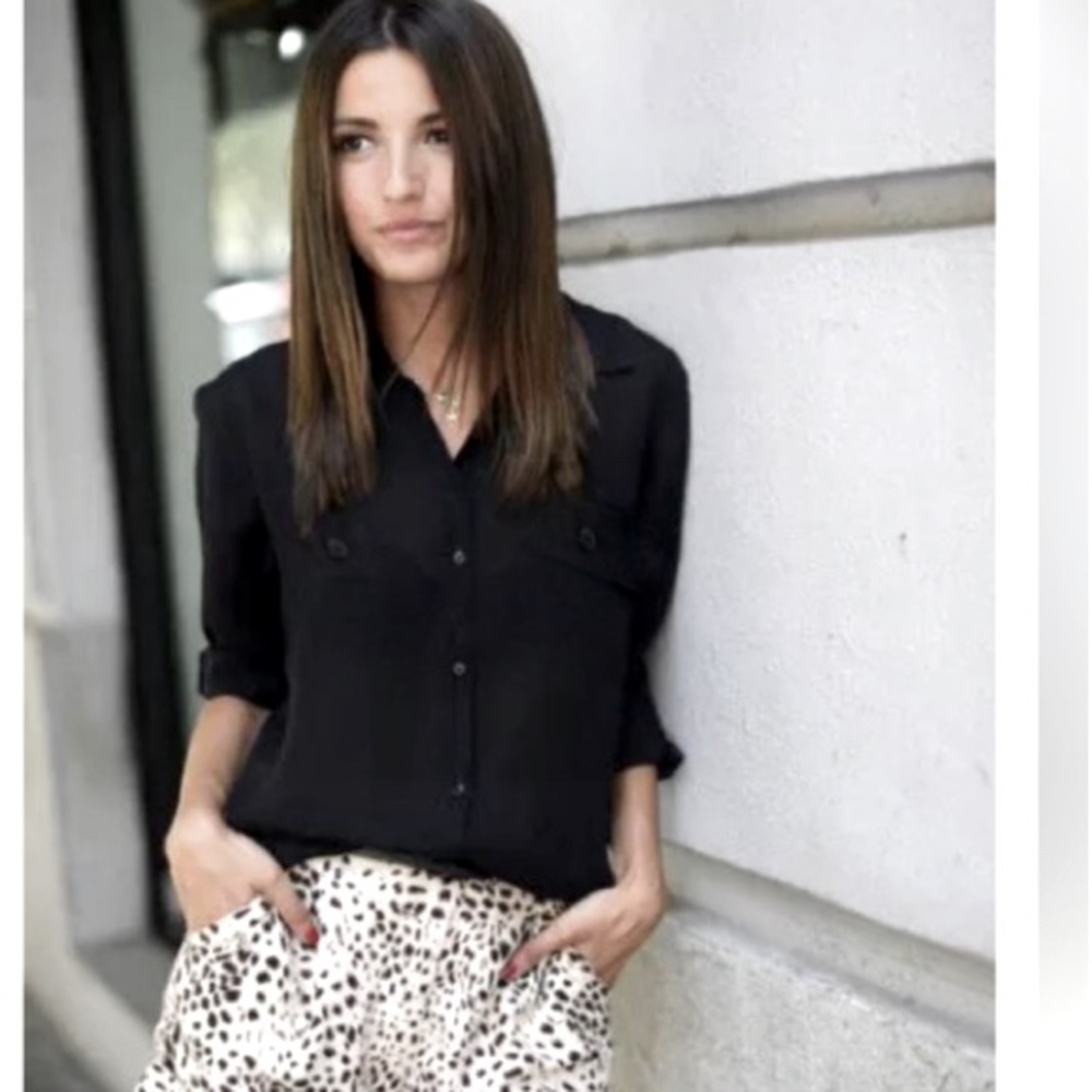 Humble Chic Black Sheer Blouse